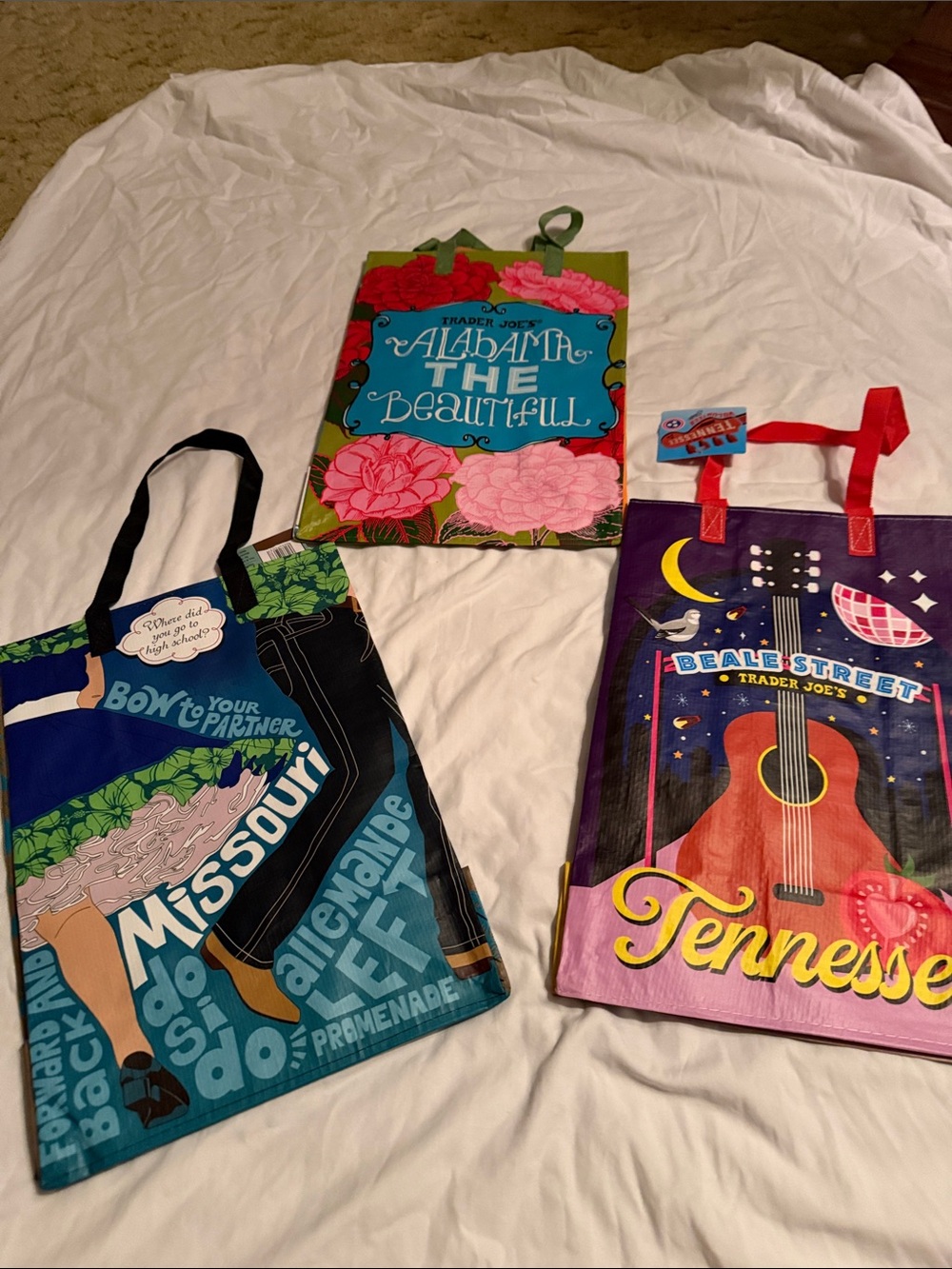 Trader Joe’s Reusable State Bags – 3-Bag Bundle